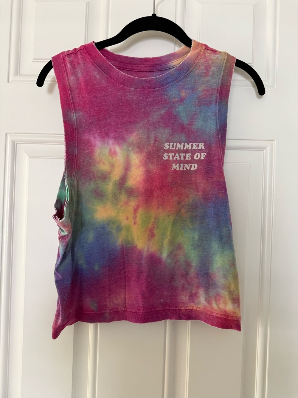 Spiritual Gangster Pink & Purple Tie-Dye Crew